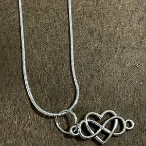 Infinity love necklace